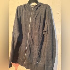 Victoria's Secret Men's Charcoal Zip-Up Sweater